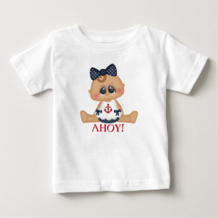 Schattig Scheepvaart Meisje Ahoy!