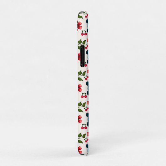 Schattig schildpad bloempatroon Case-Mate iPhone case (Achterkant/rechts)