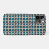 Schattig schildpad bloempatroon Case-Mate iPhone case (Achterkant (horizontaal))