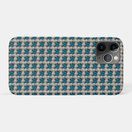 Schattig schildpad bloempatroon Case-Mate iPhone case (Achterkant (horizontaal))