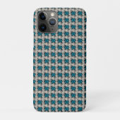 Schattig schildpad bloempatroon Case-Mate iPhone case (Achterkant)