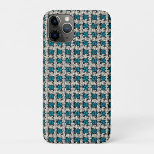 Schattig schildpad bloempatroon Case-Mate iPhone case