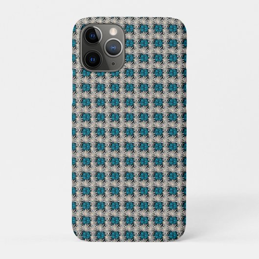 Schattig schildpad bloempatroon Case-Mate iPhone case (Achterkant)