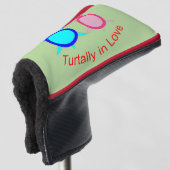 Schattig Schildpad Koppel Golfheadcover (3/4 voorkant)