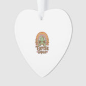 Schattig Schildpad Team Regenboog Bloem Vector Des Ornament (voorkant)