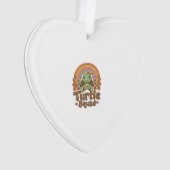 Schattig Schildpad Team Regenboog Bloem Vector Des Ornament (voorkant)