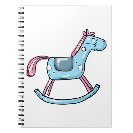 Schattig schommelpaard notitieboek (Voorkant)