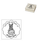 Schattig Schots Terrier Hondenboek Rubberstempel (Gestempeld)