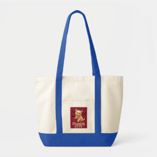 Schattig Schrikbarend – Halloween Kat T-Shirt Tote Bag