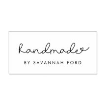 Schattig script eenvoudig handgemaakt