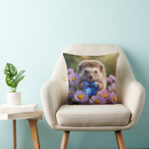 Schattig september egeltje met saffierhart