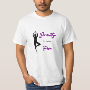 SCHATTIG! Sereniteit in elke pose - Yoga T-shirt
