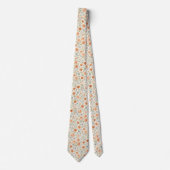 Schattig Shabby Chic Frans Bloemmotief Stropdas (Voorkant)