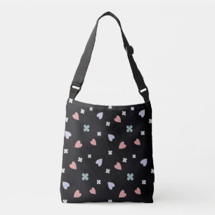 Schattig Shamrock Harten Lucky Love Patroon Crossbody Tas