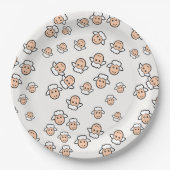 Schattig Sheep Face Paper Bord (Voorkant)
