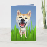 Schattig Shiba Inu Dog Wenskaart Feestdagen Kaart<br><div class="desc">Ik ben een enorm dierenvriend en ik pleit voor hen en creeer kunst/cartoon is mijn passie. Als je wilt dat je hond in deze cartoon mode Zazzle producten van je keuze aanbrengt, stuur dan een bericht via Zazzle, of stuur me een e-mail op julieartwork4@gmail.com en dat doe ik graag voor...</div>