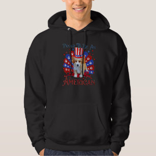 Schattig Shih Poo Amerikaanse vlag Gelukkig 4th va Hoodie