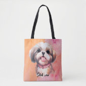 Schattig Shih tzu hond Tote Bag (Voorkant)