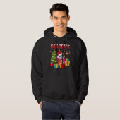 Schattig Shih Tzu Kerstmis Hoodie (Voorkant volledig)