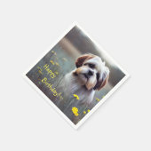 Schattig Shih Tzu Paper Napkins Servet (Hoek)