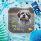 Schattig Shih Tzu Papieren Bordje (Feest)