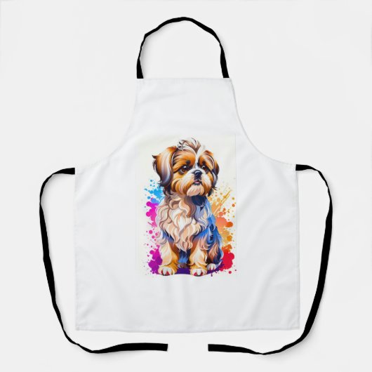 Schattig Shih Tzu Schort (Voorkant)