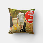 Schattig! Sierkussen - Gepersonaliseerd - 16" x 16 (Voorkant)