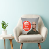 Schattig! Sierkussen - Gepersonaliseerd - 16" x 16 (Stoel)