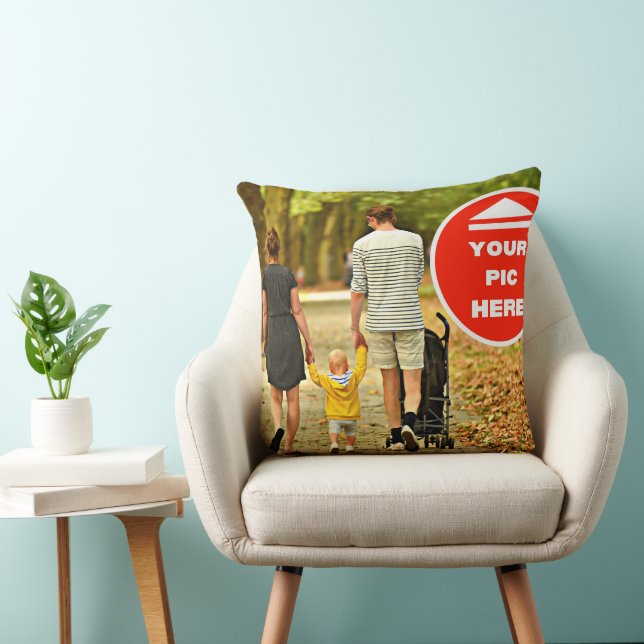 Schattig! Sierkussen - gepersonaliseerd - 20" x 20 (Stoel)