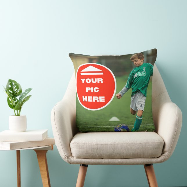 Schattig! Sierkussen - gepersonaliseerd - 20" x 20 (Stoel)