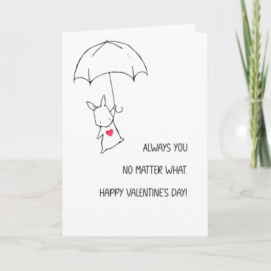 Schattig Simpel Altijd je Vouwen Kaart (Voorkant)