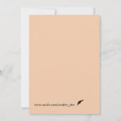 schattig sinaasappel, ben je mijn bruidsmeisje uit kaart (Achterkant)