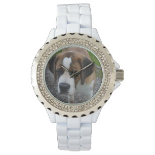 Schattig Sint Bernard Horloge