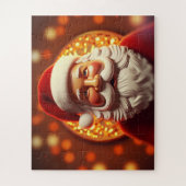 schattig sinterklaas voor het nieuwe jaar en kerst legpuzzel (Verticaal)