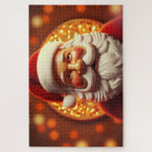 schattig sinterklaas voor het nieuwe jaar en kerst legpuzzel (Verticaal)