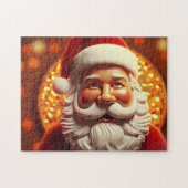 schattig sinterklaas voor het nieuwe jaar en kerst legpuzzel (Horizontaal)