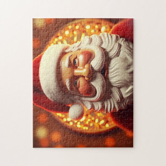 schattig sinterklaas voor het nieuwe jaar en kerst legpuzzel (Verticaal)
