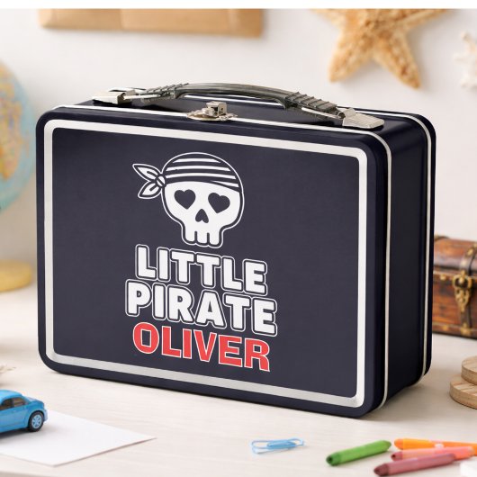 Schattig skelet Kleine piraat gepersonaliseerd
