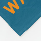 Schattig Skelet Zonsverduistering Wapakoneta Ohio Fleece Deken (Hoek)