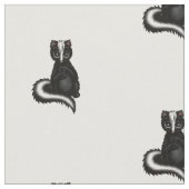 schattig Skunk Stof (Close Up)