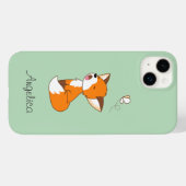 Schattig Slaapdronken Vosje Case-Mate iPhone Case (Achterkant (horizontaal))