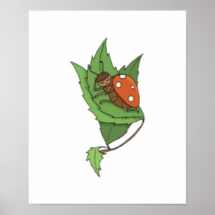 schattig slaaptebbel poster