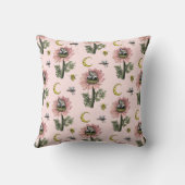 Schattig slapen Panda Beer Fairy bloemenpatroon Kussen (Achterkant)