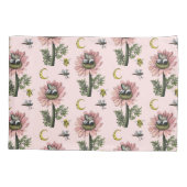 Schattig slapen Panda Beer Fairy bloemenpatroon Kussensloop (Achterkant)