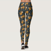 Schattig sleufpatroon leggings (Achterkant)