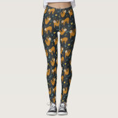 Schattig sleufpatroon leggings (Voorkant)