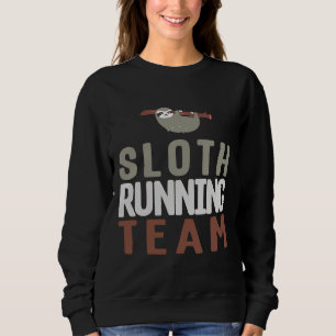 Schattig Sloth Running Team Slothlike Runners Joke Trui
