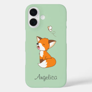 Schattig Sluimerend Klein Vosje iPhone 16 Hoesje