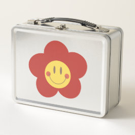 Schattig Smiley Bloem Retro Esthetiek Gelukkig Gez