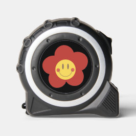 Schattig Smiley Bloem Retro Esthetiek Gelukkig Gez Rolmaat